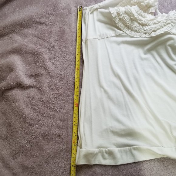 LaROK White Shirt Tank Top Size Medium - Picture 5 of 7